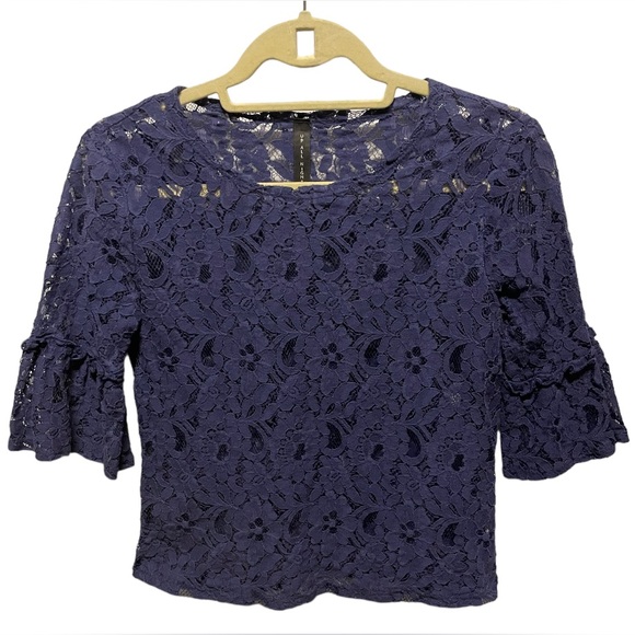 Bell Sleeve Lace Top - Picture 5 of 9